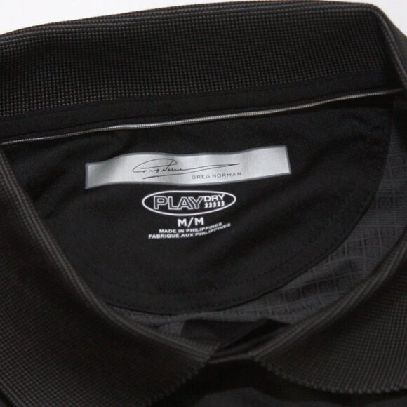 Greg Norman Play Dry Polo Golf Shirt Medium Dark Gray - Picture 4 of 7